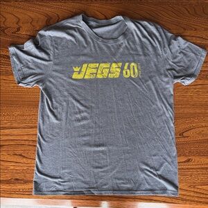 JEGS Gray Tee with Yellow Logo